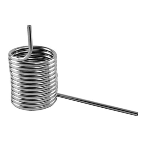 Bier Kühl- und Beruhigungsschlange aus CNS, d14 cm, gedreht, Ausführung:links-gedreht