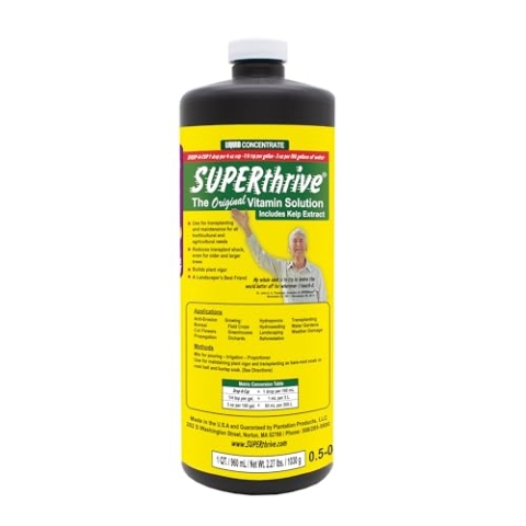 SUPERthrive Pflanzenhormon 960 ml (Quart), 8 x 22.5 x 8 cm, 960, braun, 06-260-030