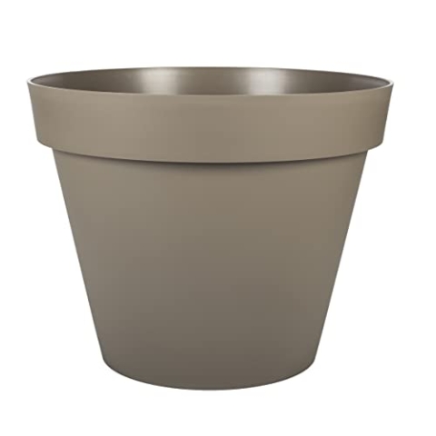 Blumentopf Toskana taupe