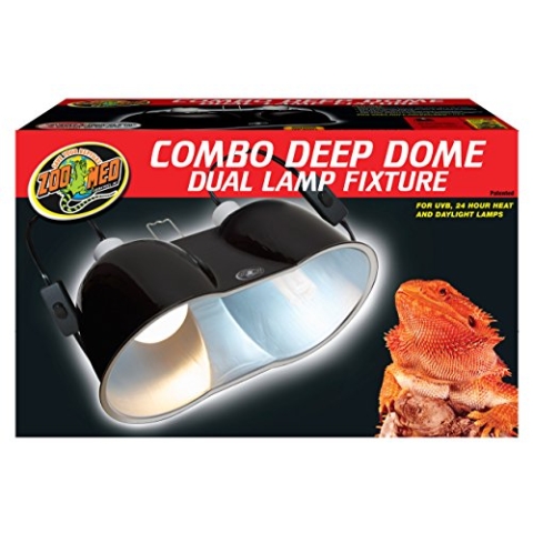 Zoo Med LF-25EC Large Combo Deep Dome Dual Lamp