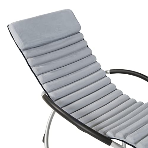leco 39398114 Schaukelstuhlkissen Grau