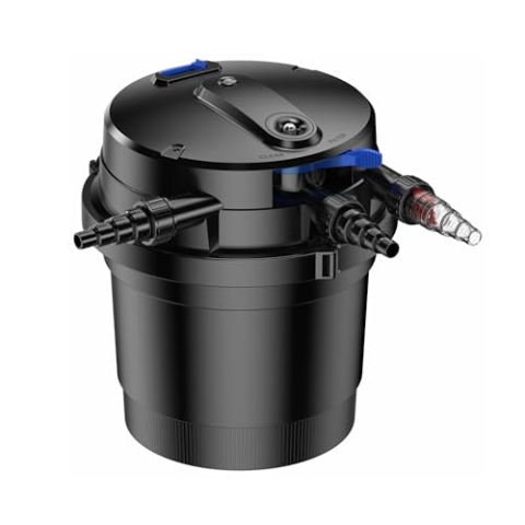 BluPressure Smart Control 8.000 - Druckfilter für Teich mit 11W UV-c - Teichfilter mit Rückspülung