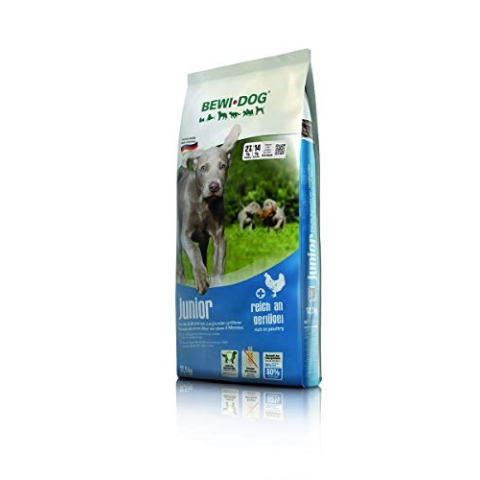 BEWI DOG Junior [12,5 kg] Hundefutter | Trockenfutter für junge Hunde ab 4. Monat | ohne Weizen & Soja | 80% tierisches Eiweiß