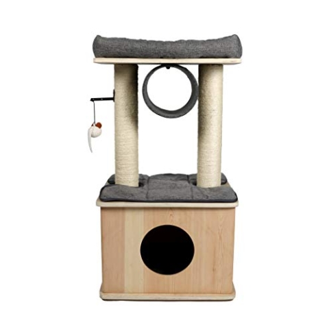 Ebi Europet Bernina 431-447925 Kratzbaum Aus Holz - Helsinki - 48x38x88cm