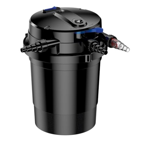BluPressure Smart Control 10.000 - Druckfilter für Teich mit 18W UV-c - Teichfilter mit Rückspülung