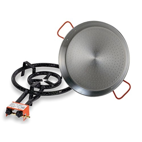 Garcima m285623 Paella-Pfanne 400 mm mit Paella-Pfanne 420 M
