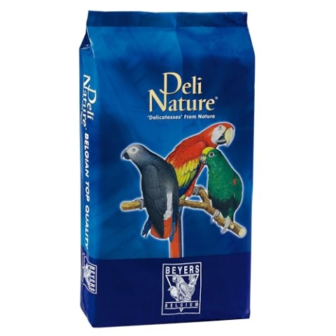 Deli Nature Papageienfutter Zucht 15 kg für Papageien, Papageienhalter, Vogelliebhaber, 15 kg