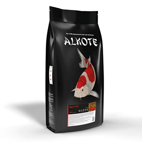 AL-KO-TE, 1-Jahreszeitenfutter für Kois und Zierfische, Sommermonate, Schwimmende Pellets, 3 mm, Hauptfutter Multi Mix, 9 kg