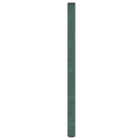 vidaXL Unkrautvlies, Gartenvlies gegen Unkraut, Unkrautfolie Wasserdurchlässig UV-stabilisiert, Unkrautflies Mulchfolie Bodengewebe, Grün 2x100m PP