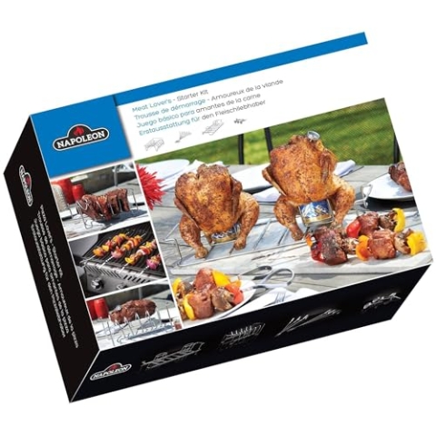 Napoleon Starter-Set für Fleisch-Liebhaber, Silber, 33.5 x 18 x 22 cm, 1 ml, 90001