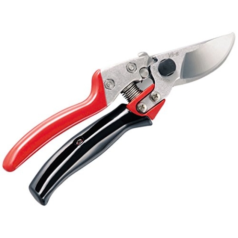 ARS hp-vs8 X R drehbarer Griff Hand Gartenschere, 20,3 cm rot/schwarz