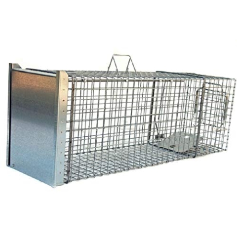 Holtaz Super Starke Falle Marderfalle Katzenfalle Fuchsfalle Biberfalle Tierfalle Kastenfalle Drahtfalle Größe : 120x34x42 cm Mit Extra Köder