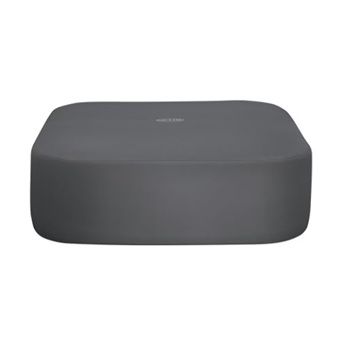 Bestway LAY-Z-SPA Xtras EnergySense Plus Thermo-Komplettabdeckung 230 x 230 x 71, eckig, Dunkle Alabaster-Optik