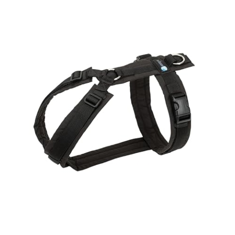 Anny·x Fun Hundegeschirr, Verstellbar, Farbe Schwarz, Verschiedene Größen (Schwarz, L-Kurz)