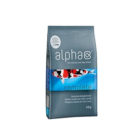 KOIFUTTER alpha complete - koinutrition one step ahead - Schwimmfutter Ganzjahresfutter für Koi, 4 kg