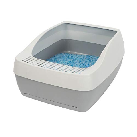 PetSafe Deluxe Katzentoilette mit Kristall-Katzenstreu, Bessere Flüssigkeitsabsorption und Geruchskontrolle, Leichte Reinigung, 1 Stück (1er Pack)