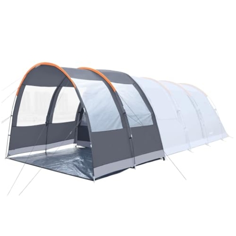 Skandika Vorzelt für Tunnelzelt Gotland 5 Protect | Canopy für Zelt, 2-5 Personen, 370 × 240 × 210 cm, wasserfest 5000 mm, mit Boden | Vordach, Zelterweiterung, Ergänzung für Zelte, Camping, Outdoor
