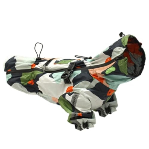 Croci Hiking - Regenmantel für Hunde, tragbar, Go Harlequin, Größe 35 cm - 194 g