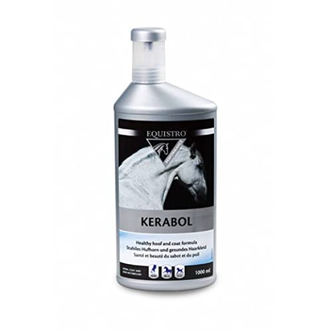 EQUISTRO® Kerabol | Ergänzungsfuttermittel für Pferde | Fördert ein gesundes Hufwachstum | Soforthilfe bei geschädigtem Hufhorn | 1L