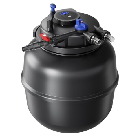 SunSun CPF-50000 Druckteichfilter 13.000 l/h / 55 W UVC Einheit, Moving Bed Teichdruckfilter, Bio Teichklärer Filteranlage