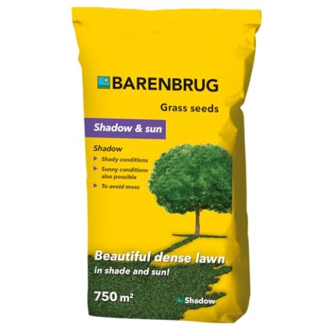 BARENBRUG Rasensamen Schattenrasen 15 kg Sonnenrasen Spielrasen Sportrasen