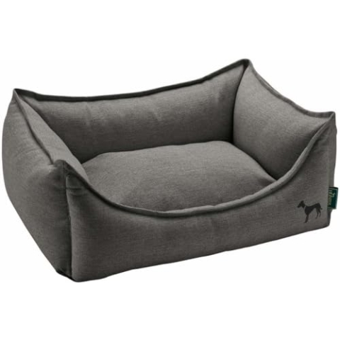 HUNTER Livingston Hundesofa, Hundebett, Strukturstoff, klassisch, L, anthrazit