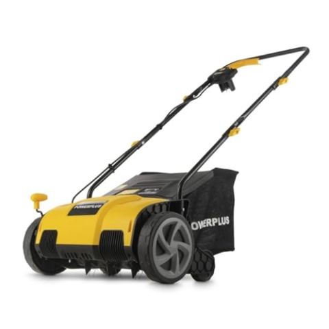 Powerplus Elektro-Rasenvertikutierer POWXG75130-1300 W und 320 mm Schnittbreite, 2-in-1-Lüfter und Elektro-Vertikutierer für Ihren Garten