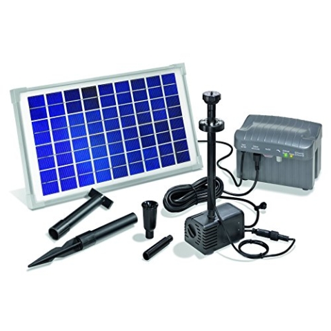 Esotec SHS Solar-Teichpumpensystem mit Akku, Größe 2