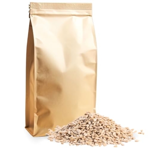 Lyra Pet® | 25 kg Sonnenblumenkerne Geschält in Futterqualität 2. Wahl | Wildvogelfutter Ganzjährig | Ideal für Jungtiere | Vogelfutter für Wildvögel | Wertvolles Streufutter | Sommer und Winter