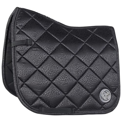 Harry's Horse Schabracke Reverso Leopard Schwarz - Vielseitigkeit Full/WB
