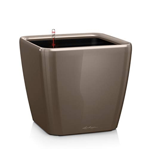 LECHUZA QUADRO Premium LS 50 taupe hochglanz 16285