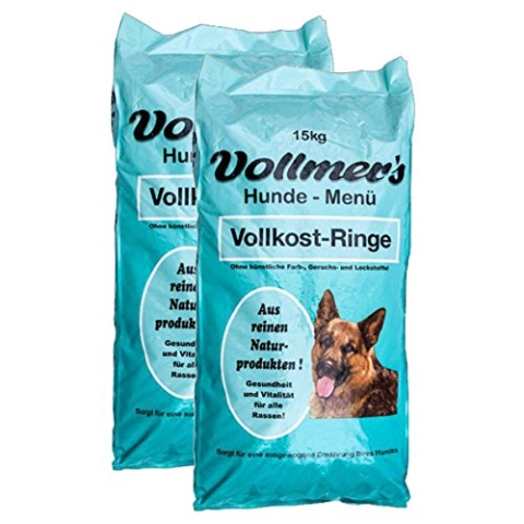 Vollmer's 37171 Hundefutter Vollkost-Ringe 15 kg