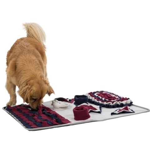 TRIXIE Hundespielzeug Intelligenz Dog Activity Strategiespiel „Schnüffelteppich“ – Anspruchsvolles Intelligenzspielzeug für Hunde zur Beschäftigung, 70x47cm – 32005