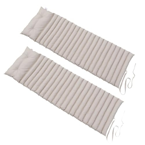 Set mit 2 taupefarbenen Liegematratzen 180 cm - 2x sormiou taupe
