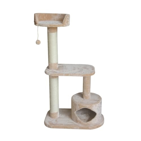 Europet Bernina 431-425558 Katzenkratzbaum Trend Adelaide, Circa 70 x 40 x 130 cm, beige