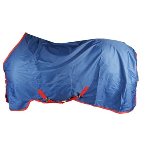 Horseware Mio Turnout Medium 200g - Dark Blue & Red