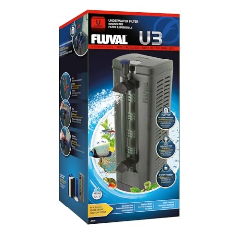 Fluval U3 Innenfilter, für Aquarien von 90 bis 150l, 6W