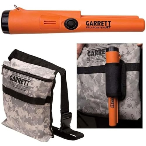 Garrett Pro Pointer at Metal Detector Waterproof ProPointer with Garrett Camo Pouch