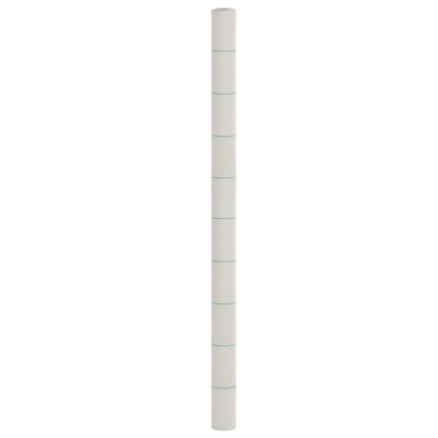 vidaXL Unkrautvlies, Gartenvlies gegen Unkraut, Unkrautfolie Wasserdurchlässig UV-stabilisiert, Unkrautflies Mulchfolie Bodengewebe, Weiß 2x100m PP