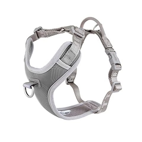 Hurtta Venture No-Pull Geschirr für Hunde, reflektierend, verstellbar, wasserdicht, Shadow Grau 60-80 cm