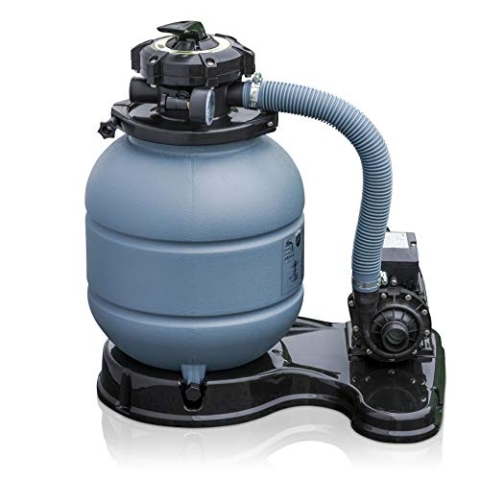 Gre FS320NP – Sandfilter für Pools ohne Vorfilter, 4 m³/h, Leistung 180W, für eingelassene, freistehende oder Aufstellpools