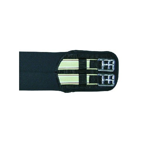 HKM Neoprensattelgurt Elastik schwarz 110cm