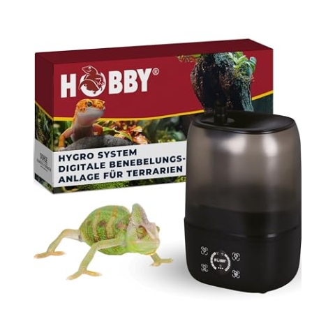 Hobby Terraristik Hygro System I Digitale Benebelungsanlage für Terrarien I hygienisch & wartungsfreundlich I Terrarium Luftbefeuchter I effizientes Benebelungssystem mit 4L Wassertank