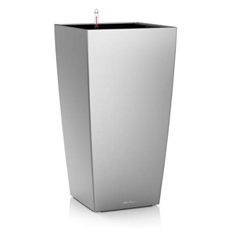 LECHUZA CUBICO Premium 22 silber metallic 18468