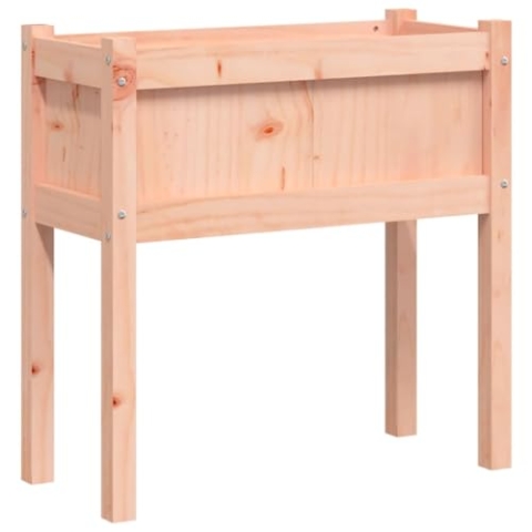 vidaXL Pflanzkübel 2 STK., Rechteckig Blumenkübel mit Beinen, Pflanzkasten Übertopf für Garten Terrasse, Blumentopf Blumenkasten, Massivholz Douglasie