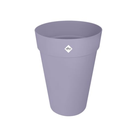 elho Loft Urban Rund Hoch 35 - Blumentopf für Außen - Ø 33.5 x H 45.3 cm - Lila/Lavendel Lila