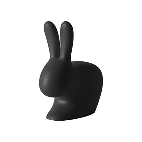 QEEBOO 90002BL RABBIT Chair, Schwarz