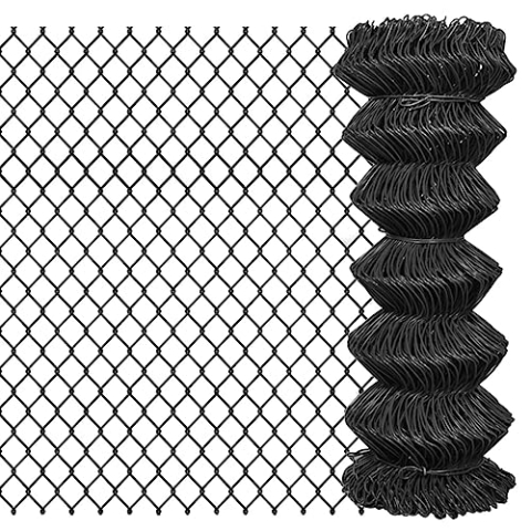 vidaXL Maschendrahtzaun 25x1m Stahl Grau Maschendraht Gartenzaun Drahtzaun