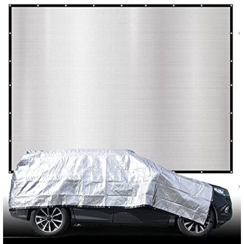 AMANKA 99% Schattennetz Auto 3x4 - Hitzeschutz Auto Hund - Auto Zubehör Camping Zubehör Bus Sonnensegel - Beschattung für Gewächshaus Schattennetz Hund - Auto Abdeckung Hitze Sonnenschutz Auto Hunde