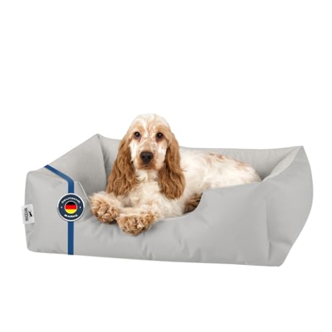 BedDog Hundebett Zara, Hundekissen mit abziehbaren waschbaren Bezug, Hundekorb, Hundesofa, für kleine Hunde, S
